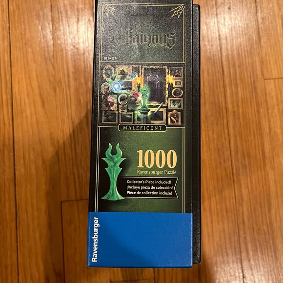 Ravensburger Disney Villainous Maleficent Jigsaw Puzzle Green 1000 Piece - Picture 4 of 8